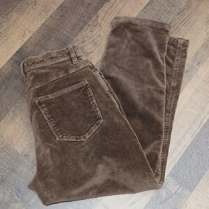 Vtg 90's Bill Blass Stretch Corduroy Pants in Brown Sz 10p